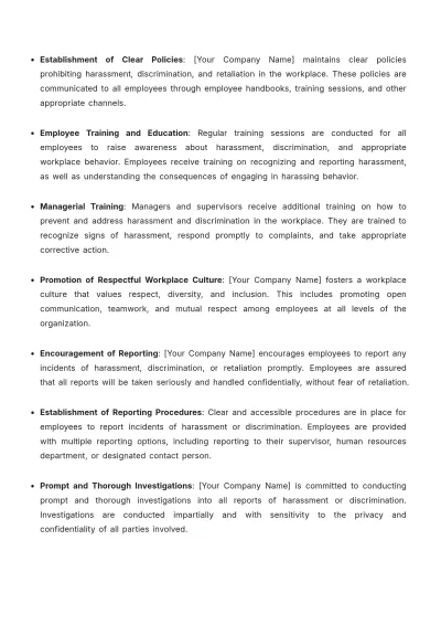 Free Real Estate Equal Employment Opportunity Policy Template to Edit Online