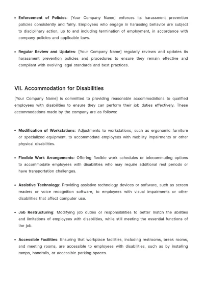 Free Real Estate Equal Employment Opportunity Policy Template to Edit Online