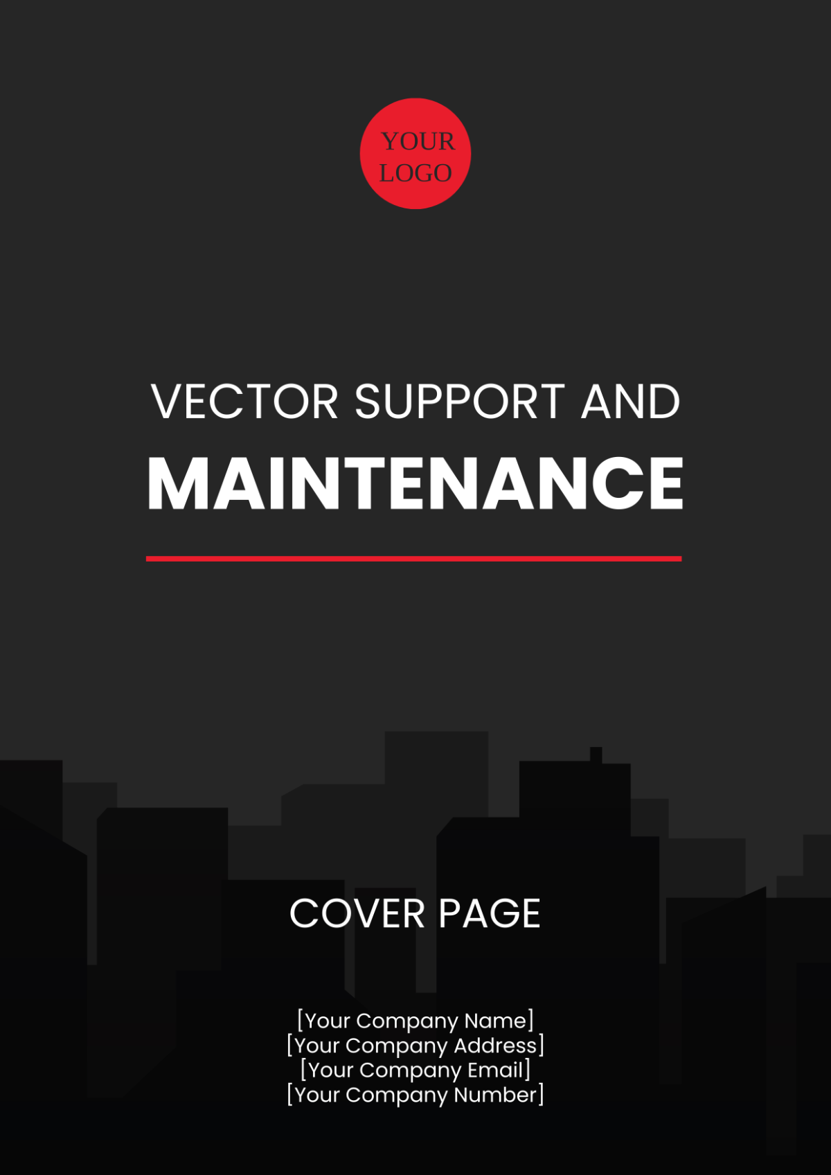 Vector Support and Maintenance Cover Page