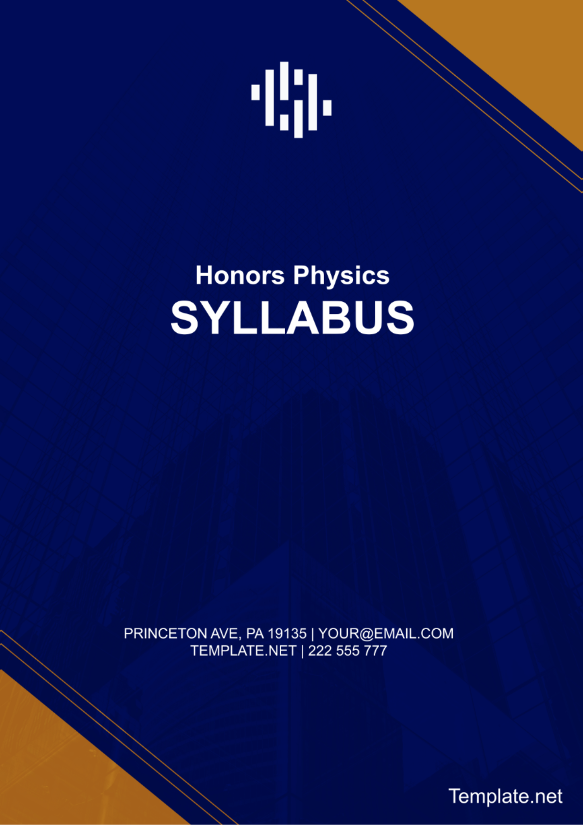 Free Honors Physics Syllabus Template