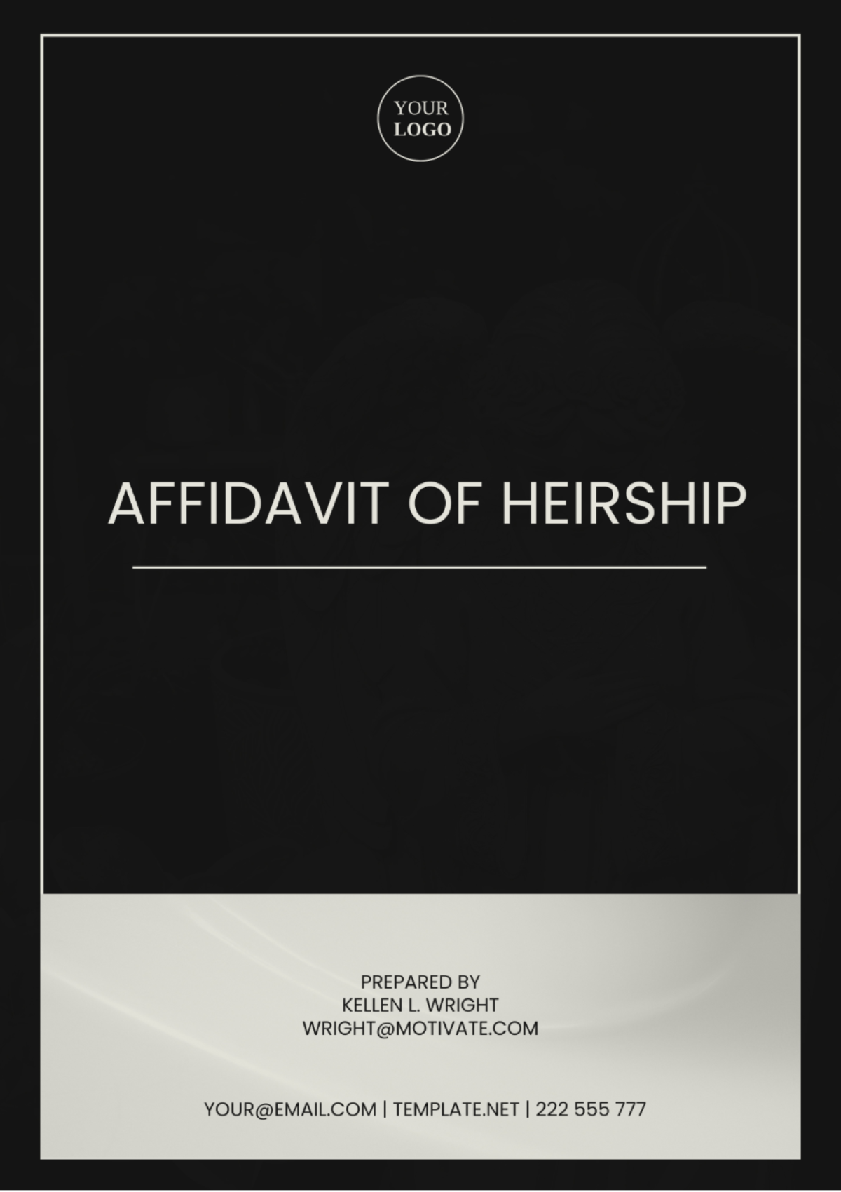 Ohio Affidavit of Heirship Template - Edit Online & Download