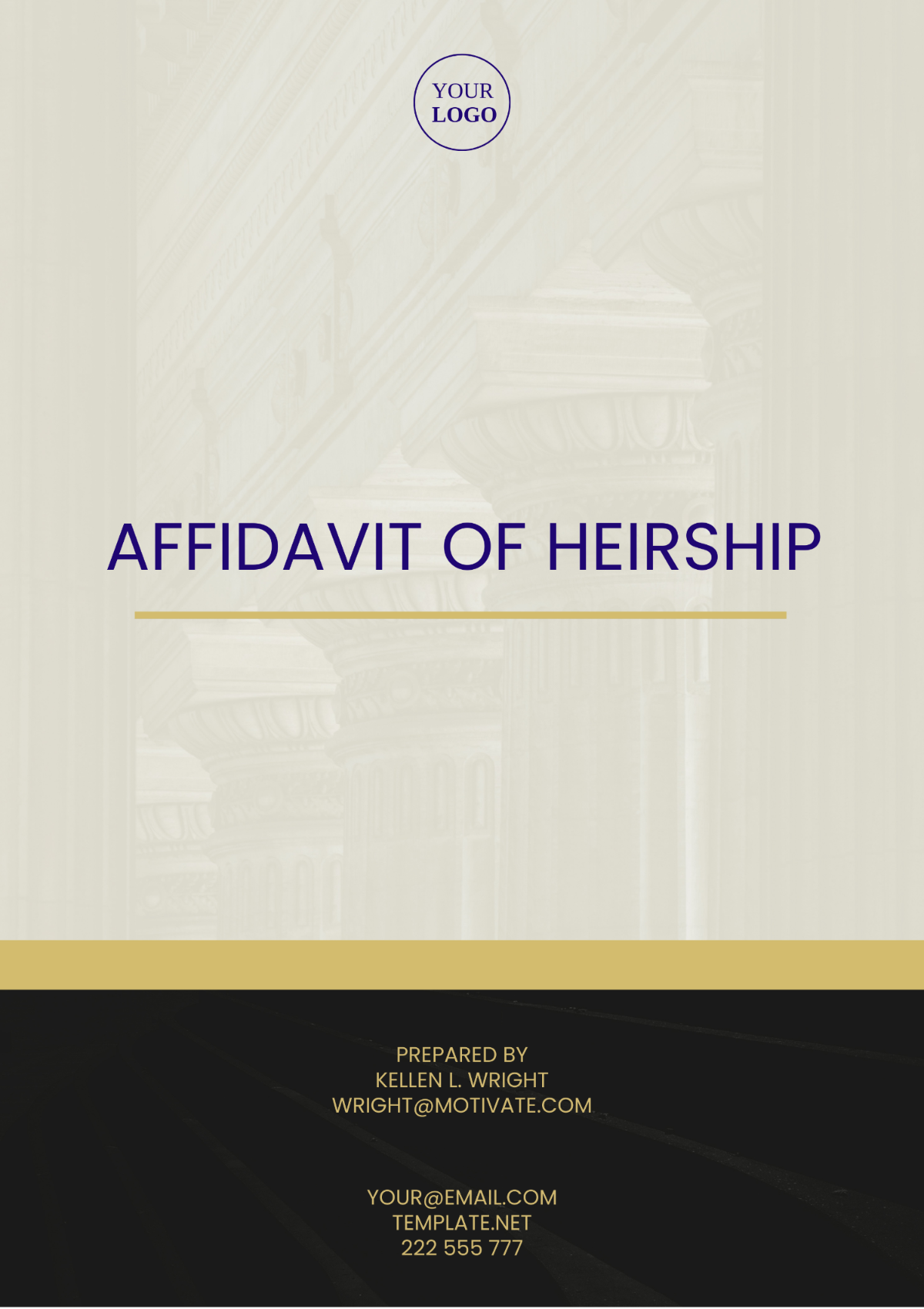 New Jersey Affidavit of Heirship Template - Edit Online & Download