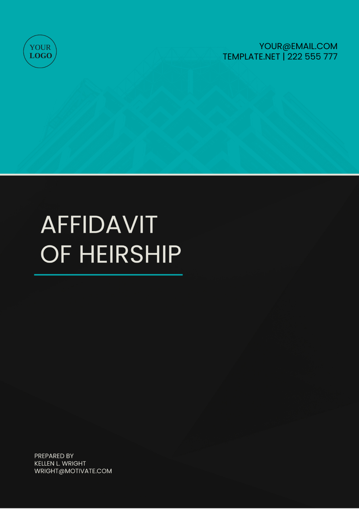 Tennessee Affidavit of Heirship Template - Edit Online & Download