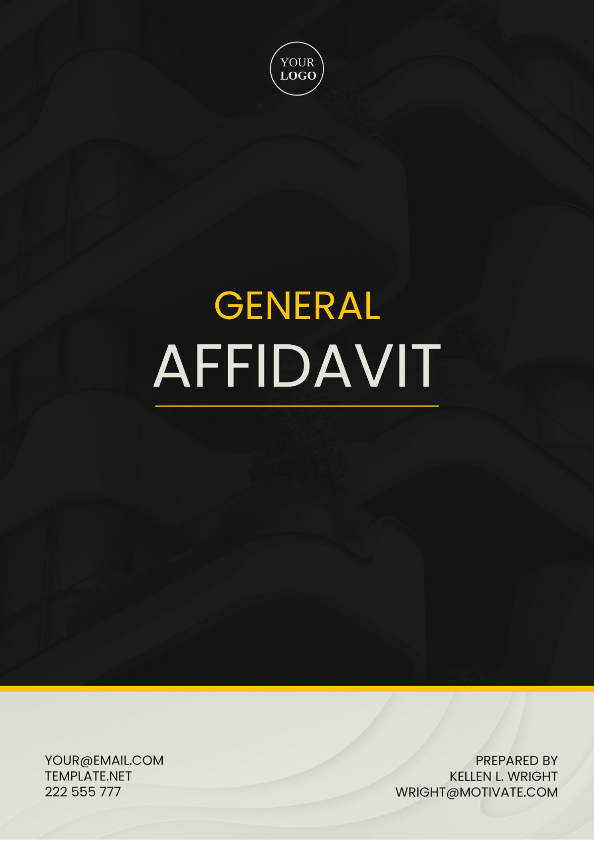 Connecticut General Affidavit Template - Edit Online & Download