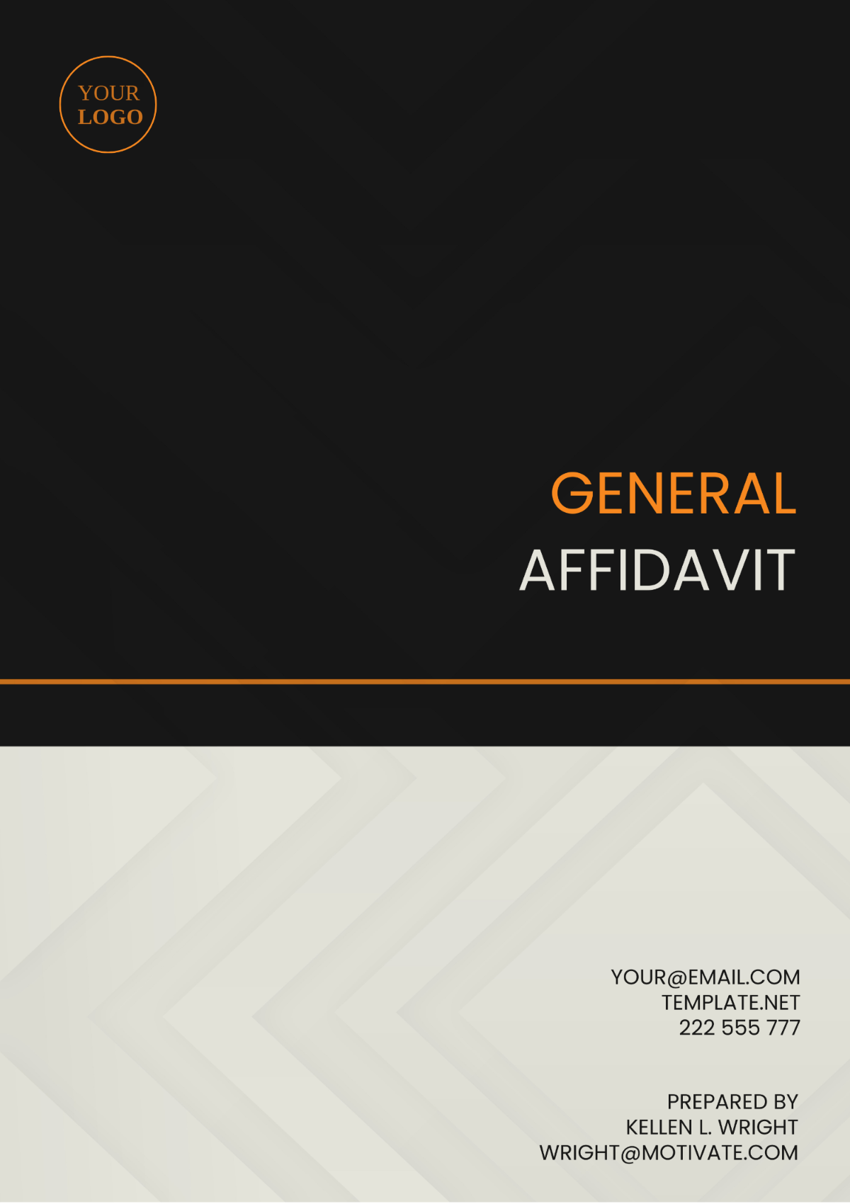 Florida General Affidavit Template - Edit Online & Download Example ...