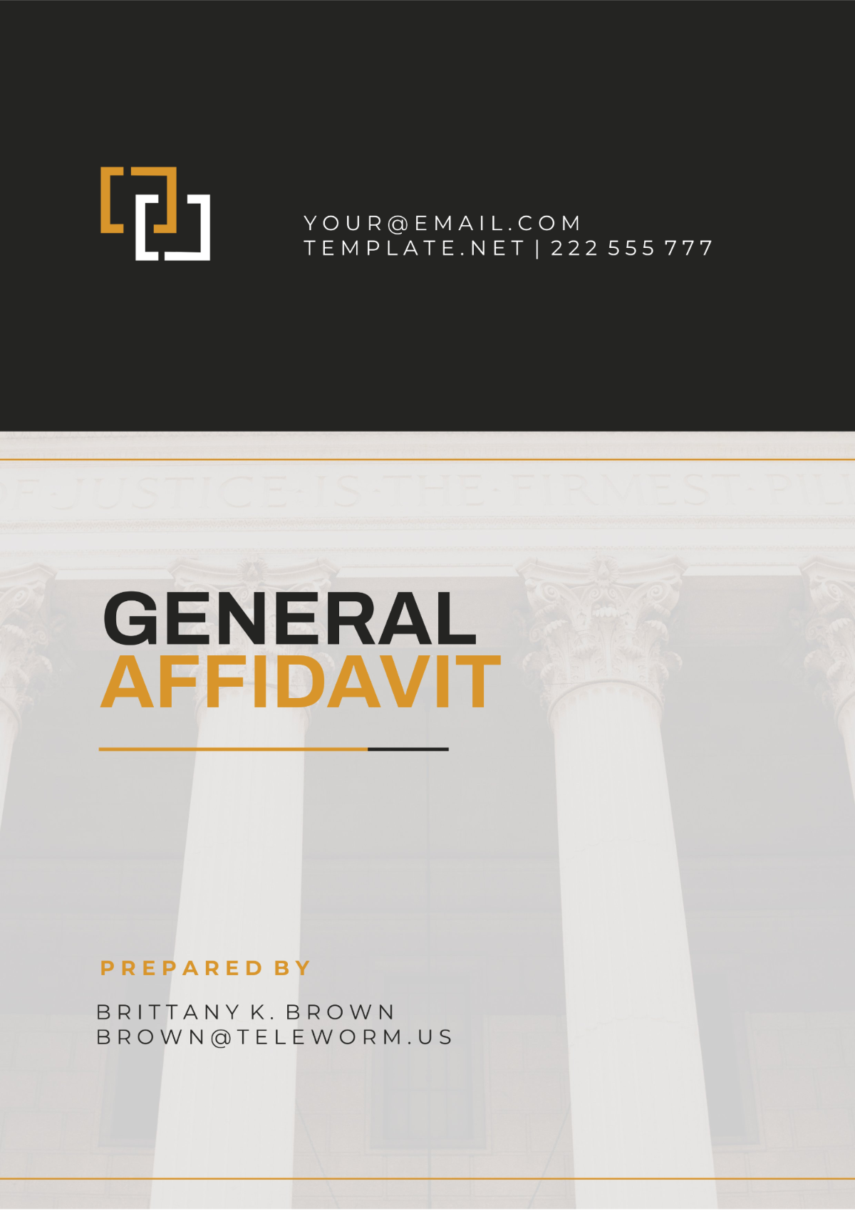 Idaho General Affidavit Template - Edit Online & Download