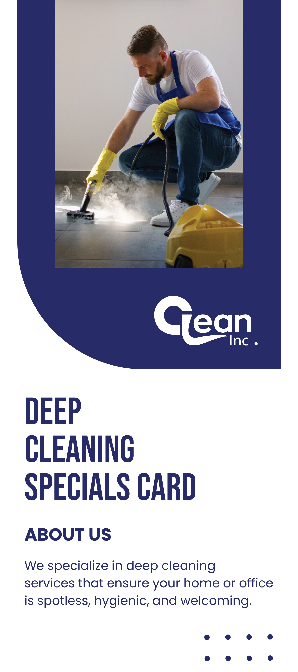 Free Deep Cleaning Specials Rack Card Template
