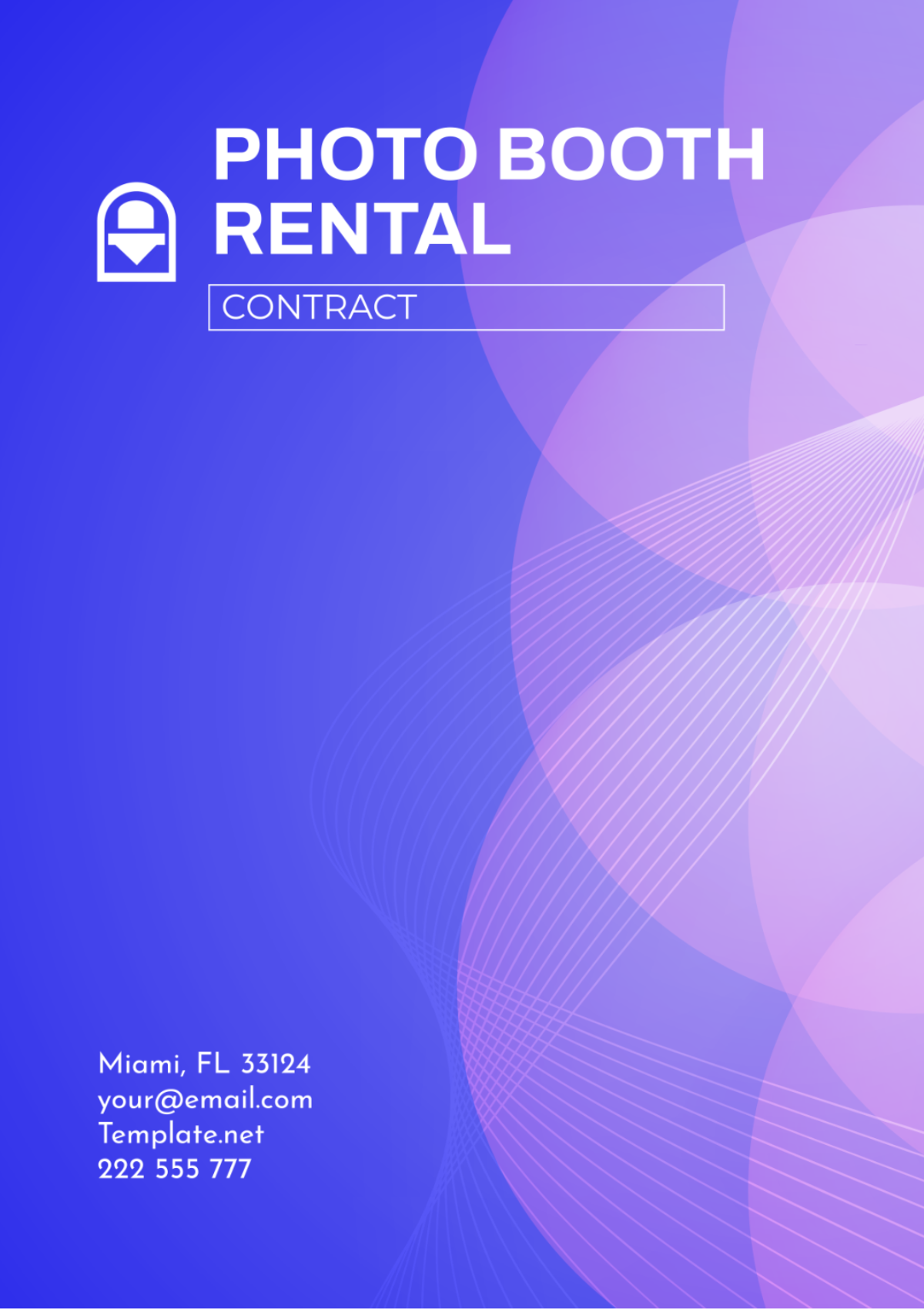 Photo Booth Rental Contract Template - Edit Online & Download