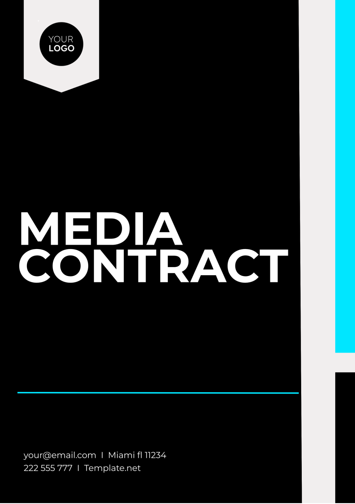 Media Contract Template - Edit Online & Download