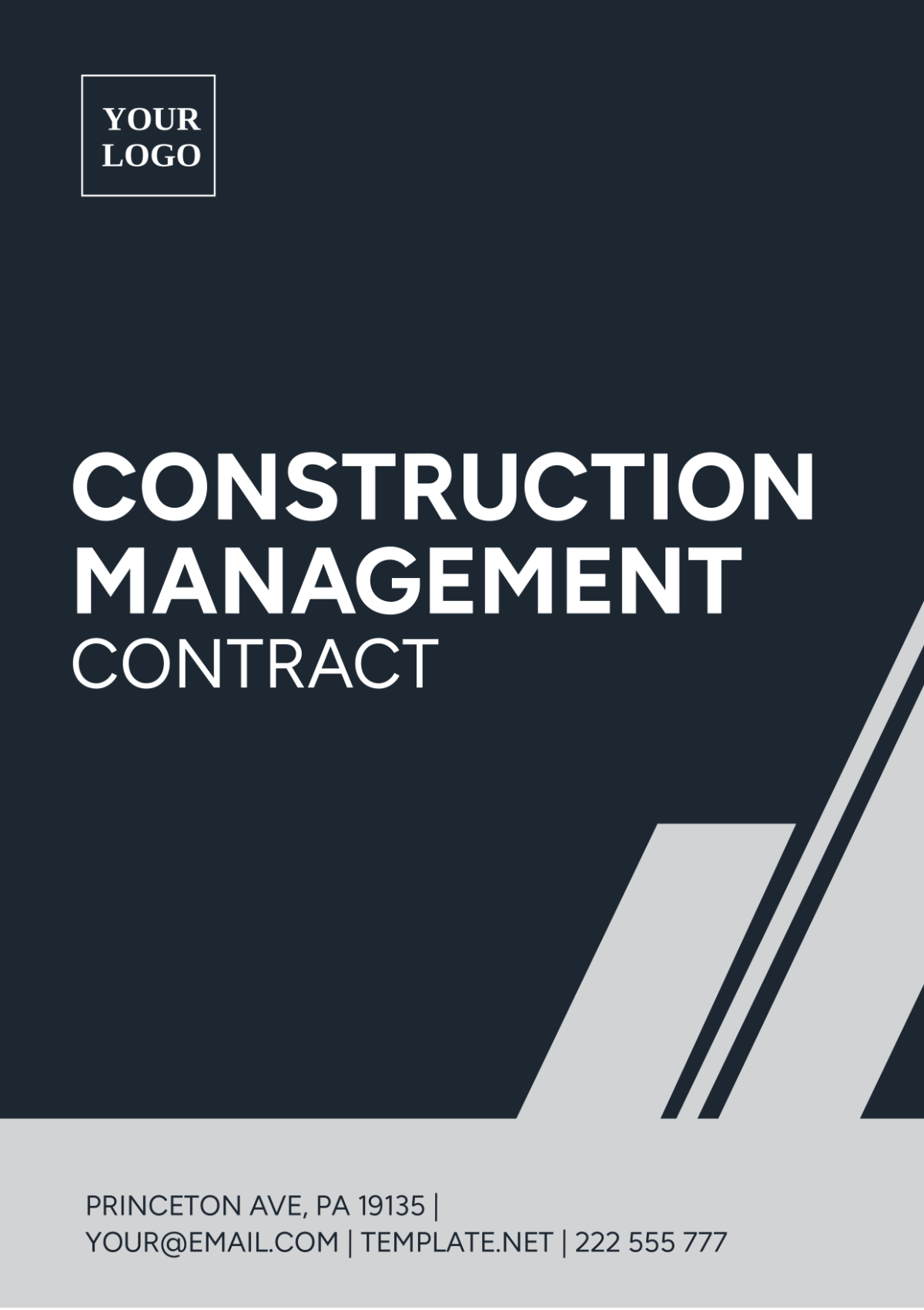 Construction Management Contract Template - Edit Online & Download