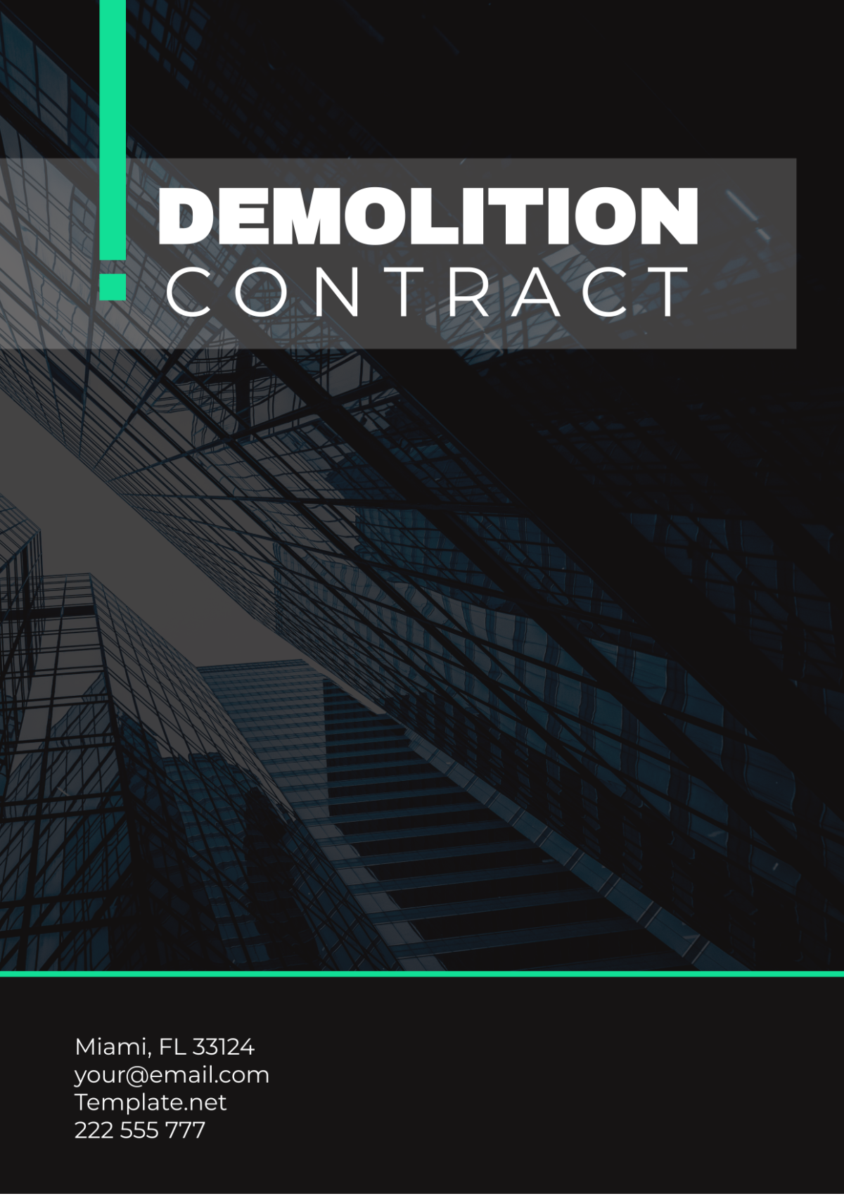 Demolition Contract Template Edit Online Download Example Demolition Contract Template Edit Online Download Example