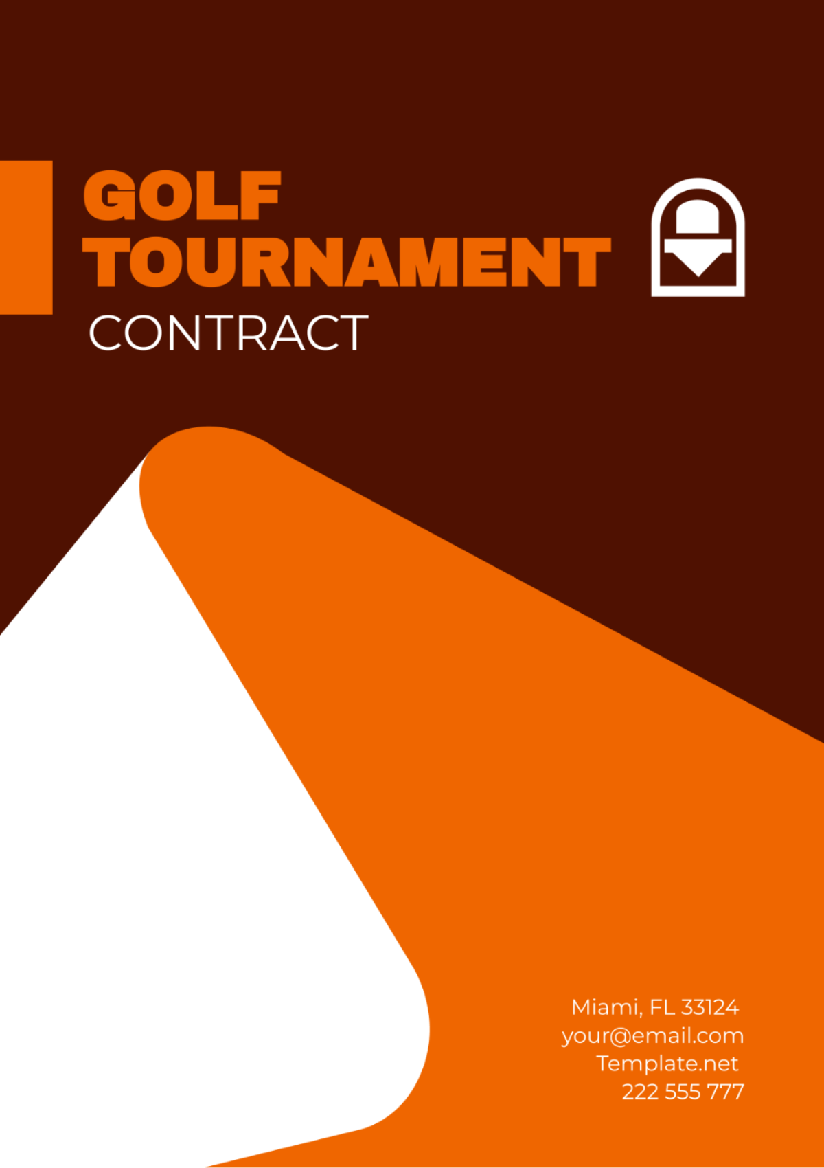 Golf Tournament Contract Template - Edit Online & Download