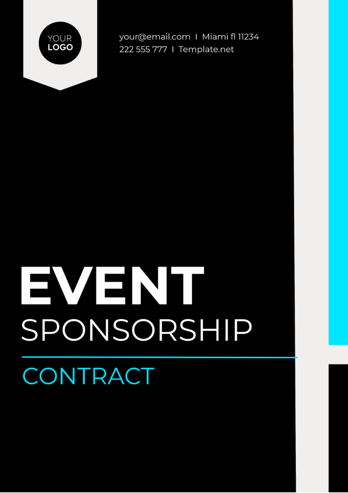 Event Sponsorship Contract Template - Edit Online & Download