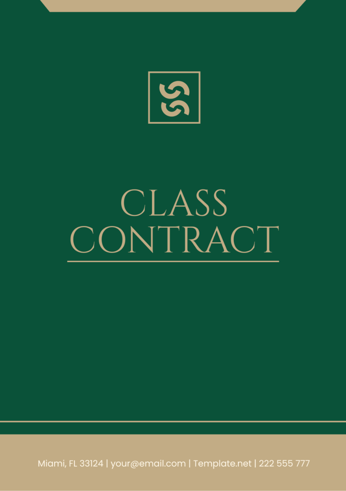 Class Contract Template - Edit Online & Download