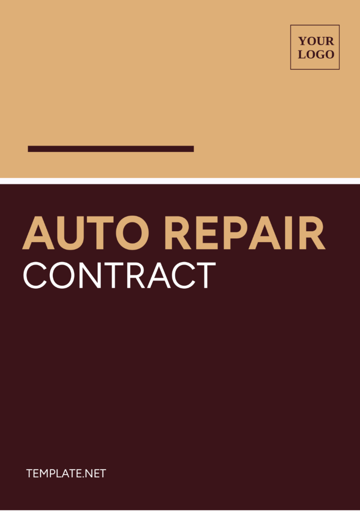 Auto Repair Contract Template - Edit Online & Download