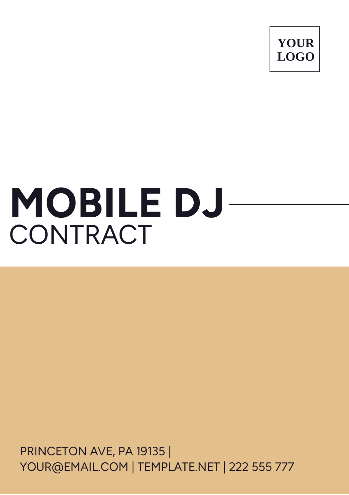 Mobile Dj Contract Template - Edit Online & Download