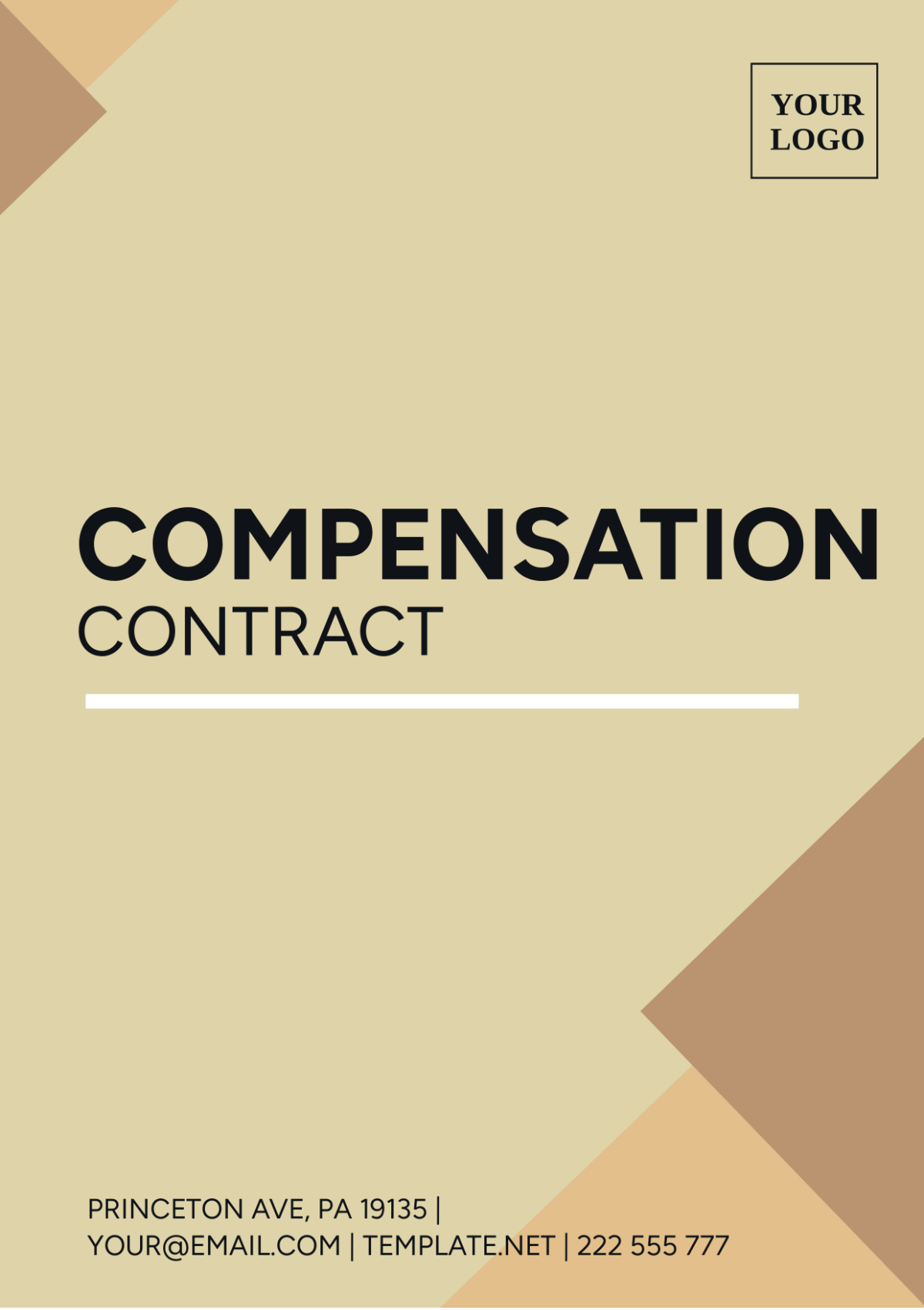 Compensation Contract Template - Edit Online & Download