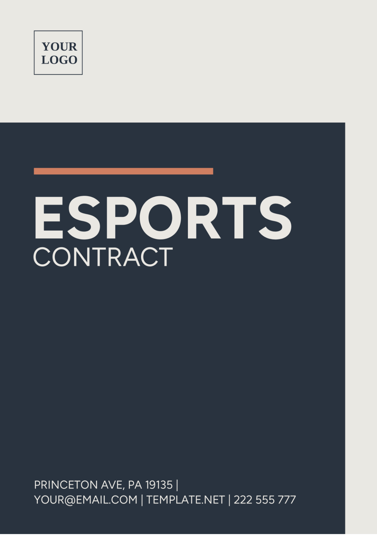 Esports Contract Template - Edit Online & Download