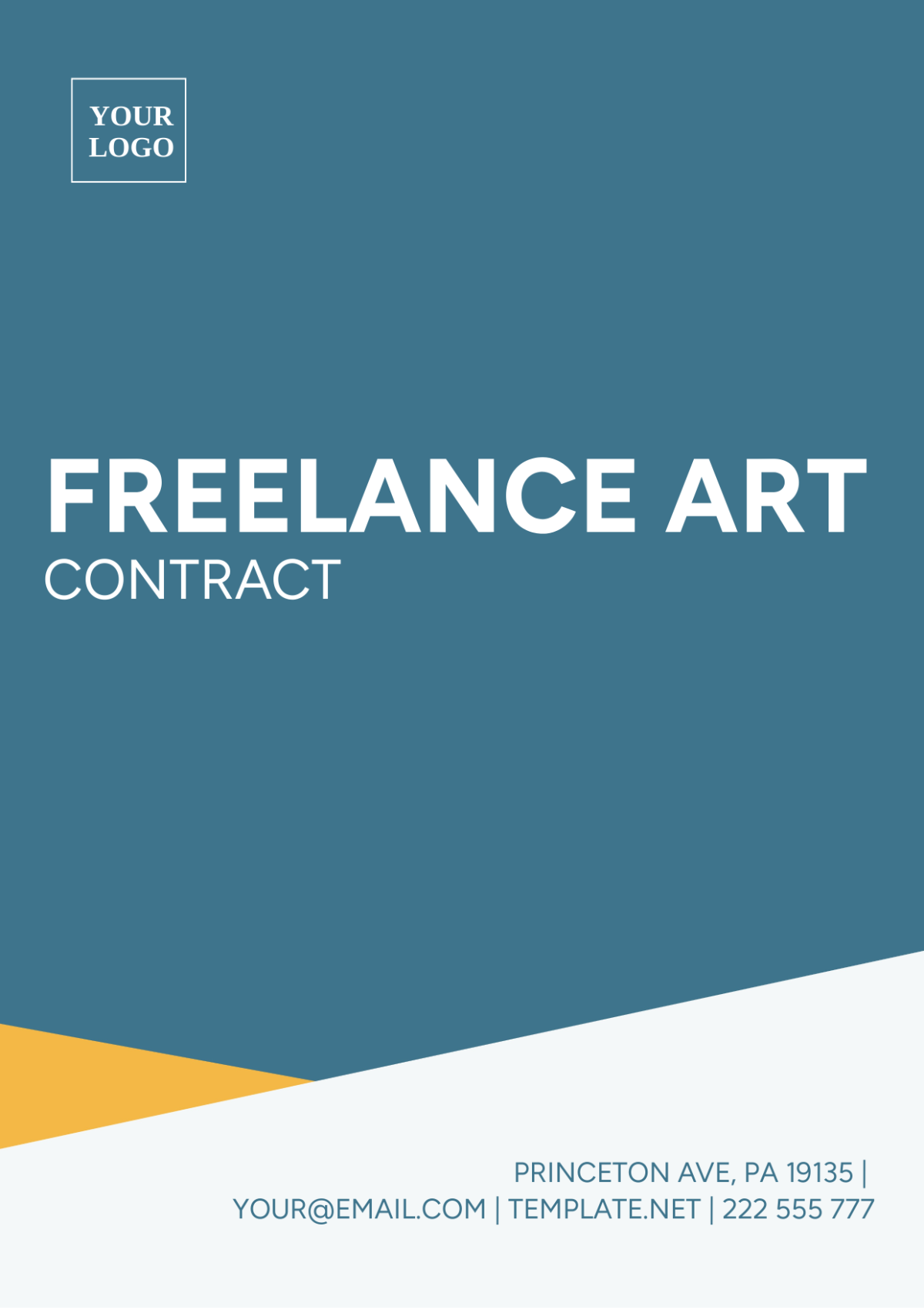 Freelance Art Contract Template - Edit Online & Download