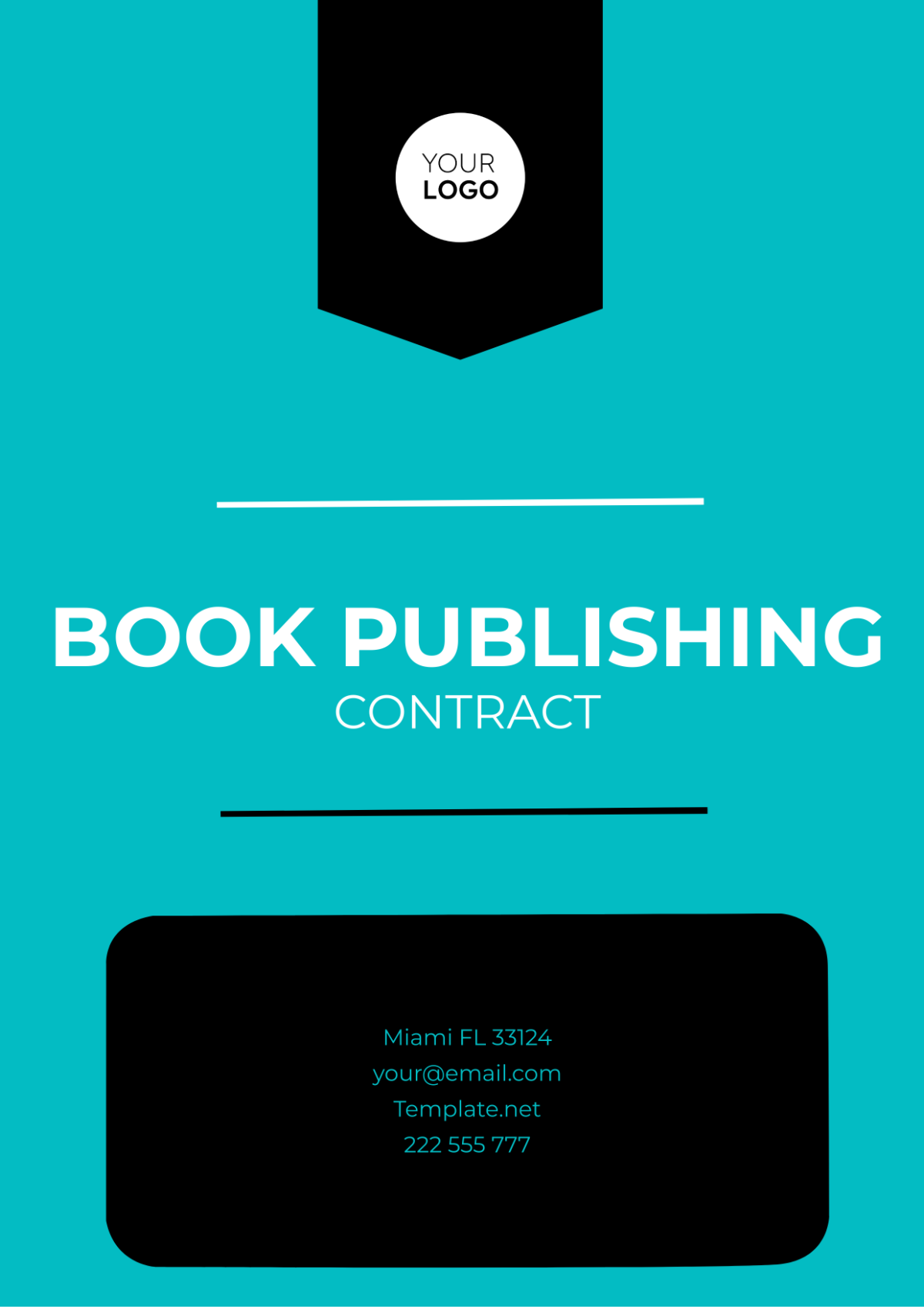 Book Publishing Contract Template - Edit Online & Download