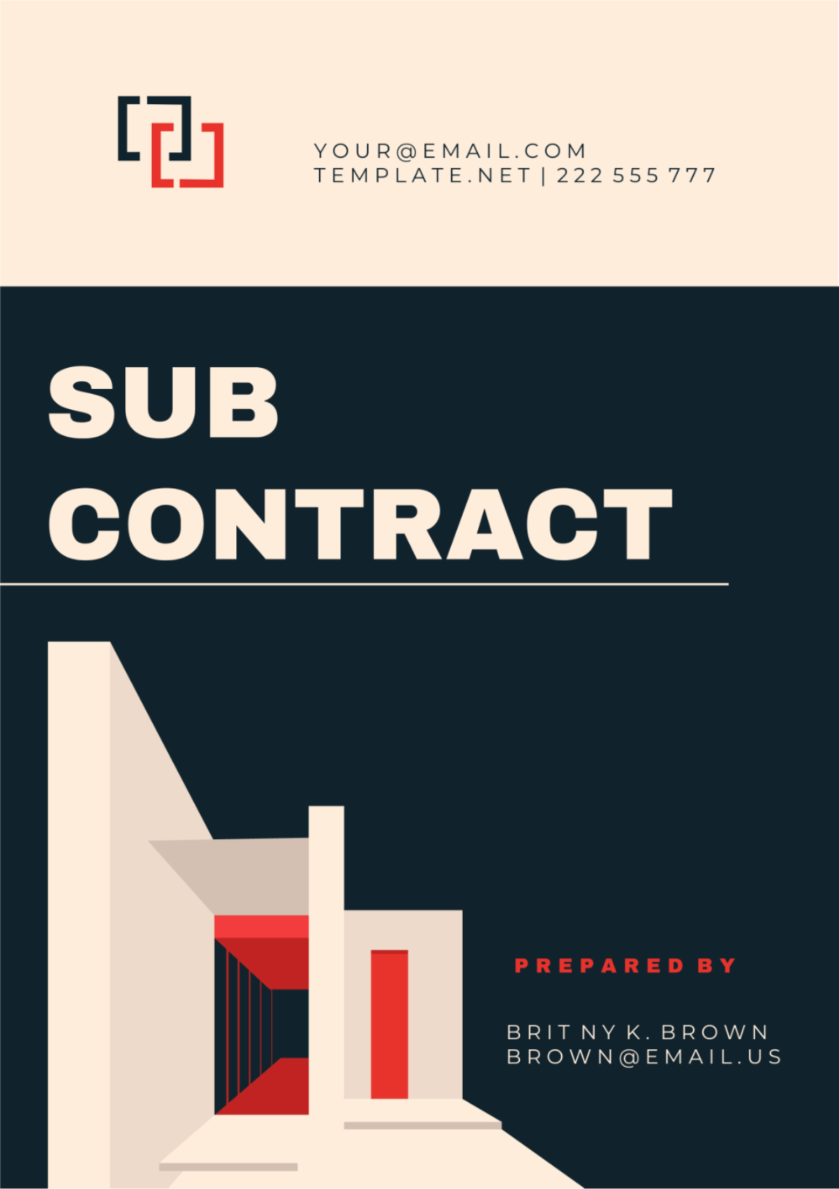 Sub Contract Template - Edit Online & Download