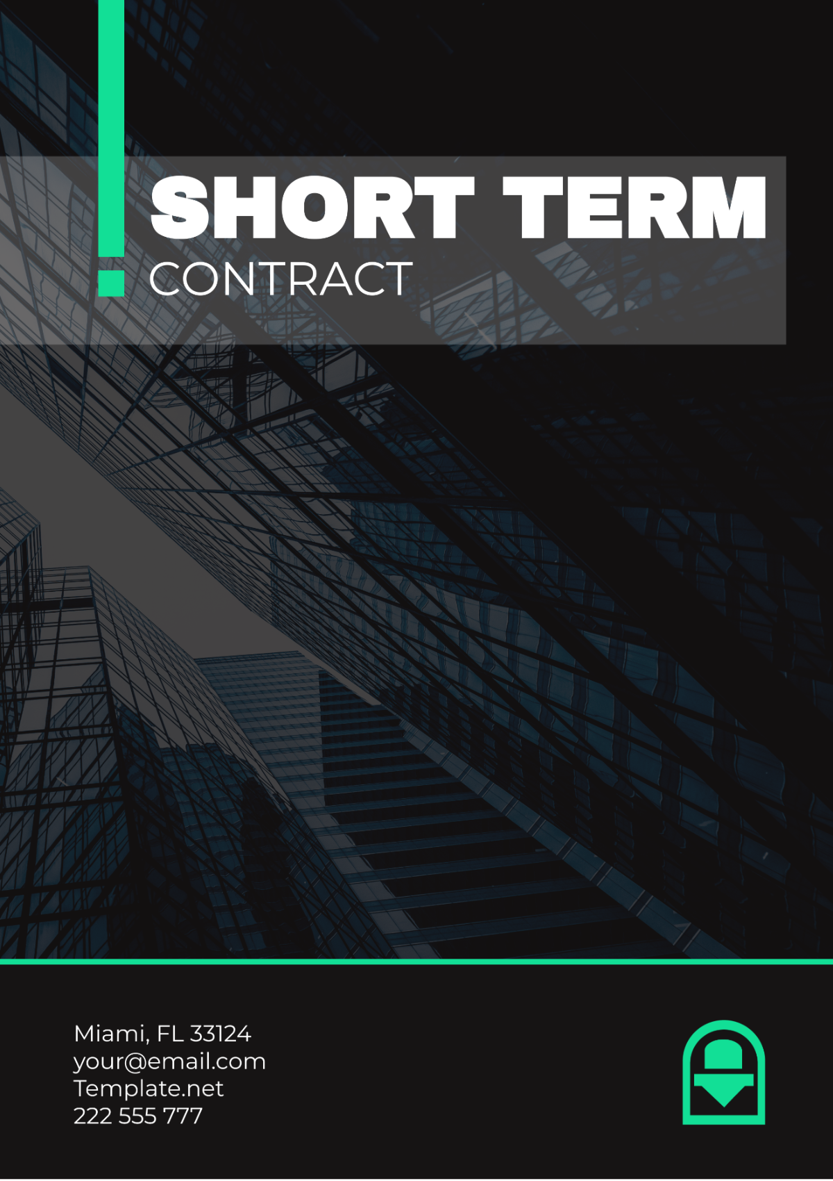 Short Term Contract Template Edit Online Download Example
