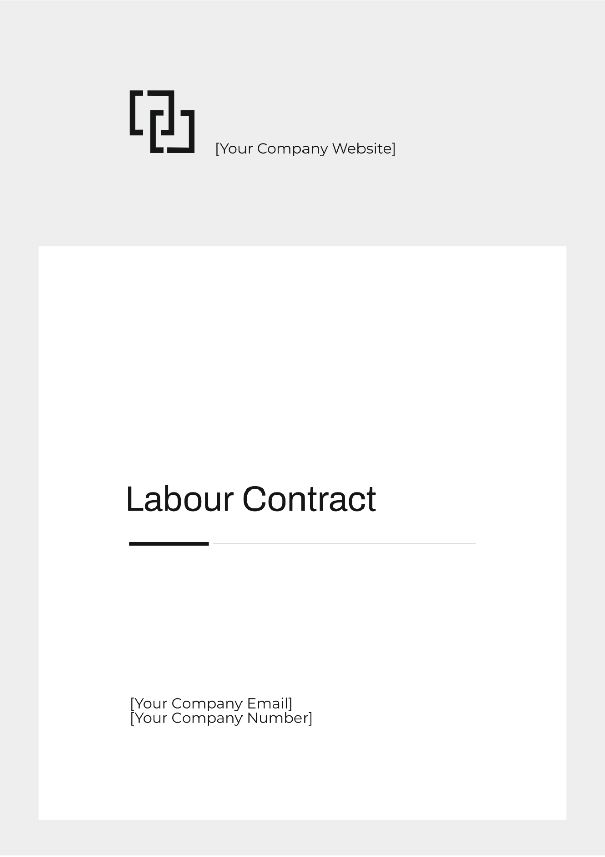 Labour Contract Template - Edit Online & Download