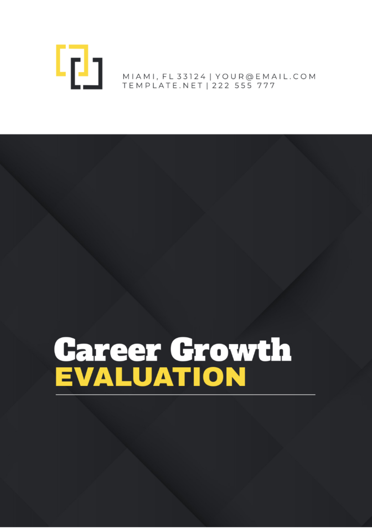 Career Growth Evaluation Template