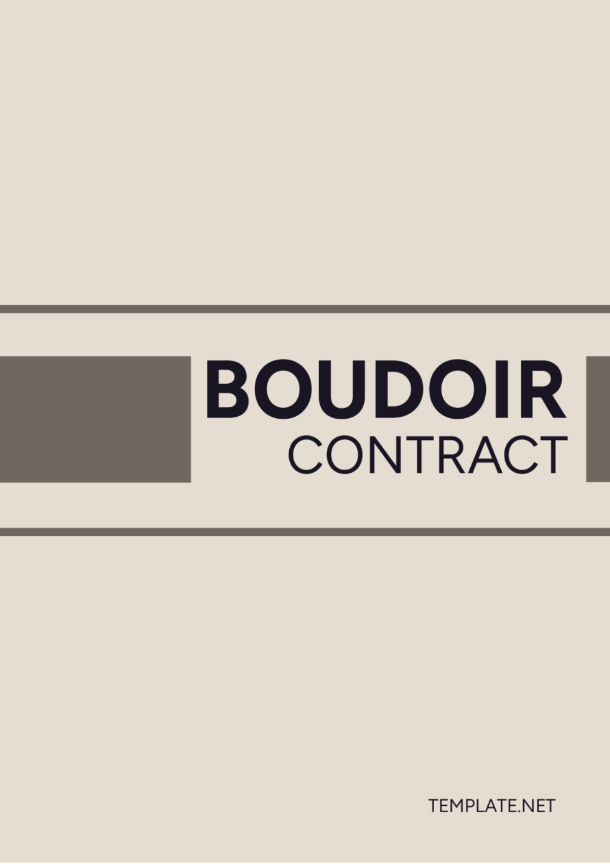 Boudoir Contract Template - Edit Online & Download