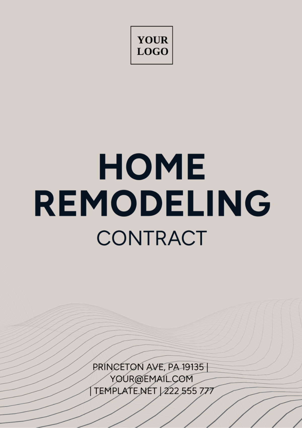 Home Remodeling Contract Template - Edit Online & Download