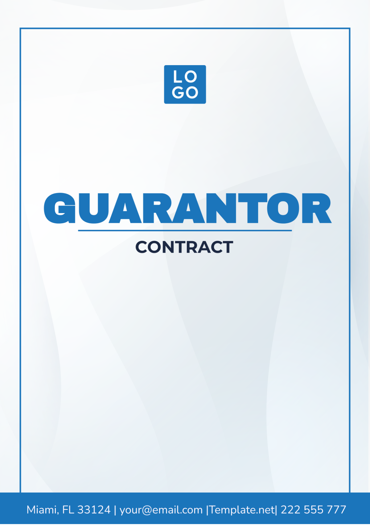 Guarantor Contract Template - Edit Online & Download