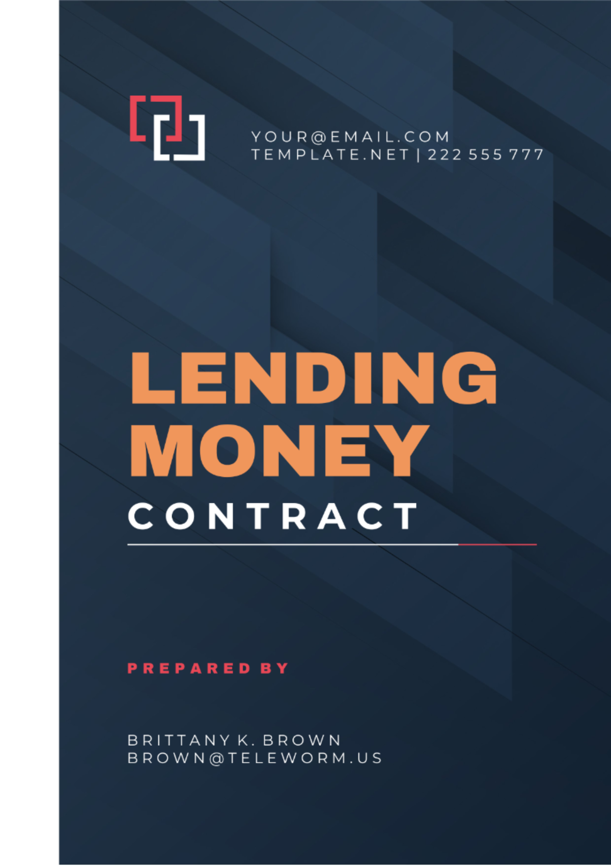 Lending Money Contract Template - Edit Online & Download