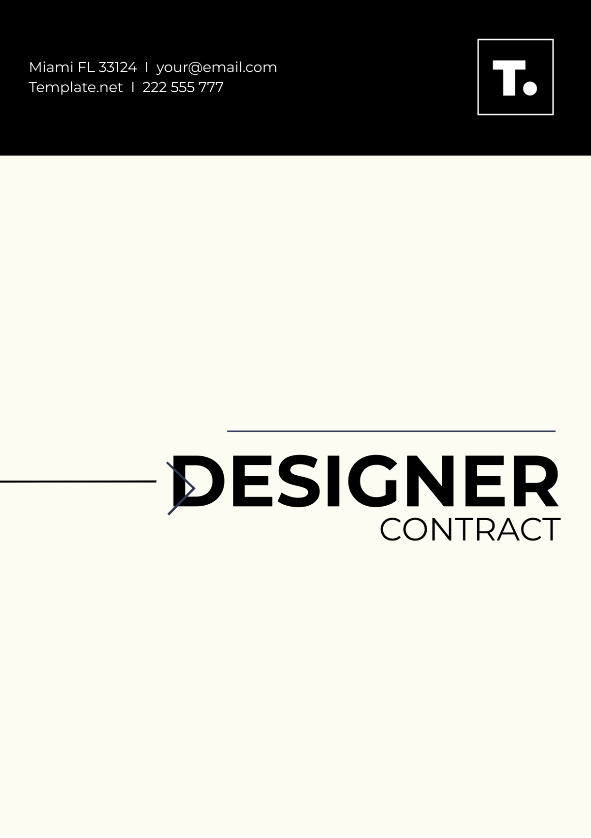 Designer Contract Template - Edit Online & Download