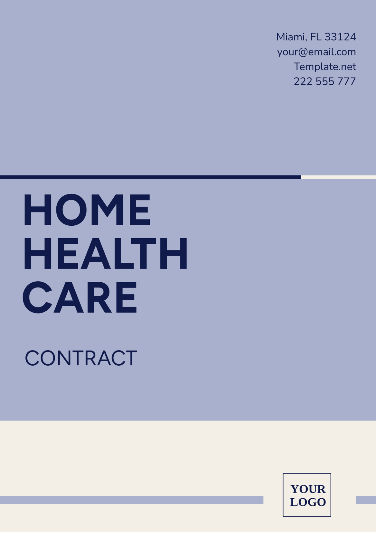 Home Health Care Contract Template - Edit Online & Download