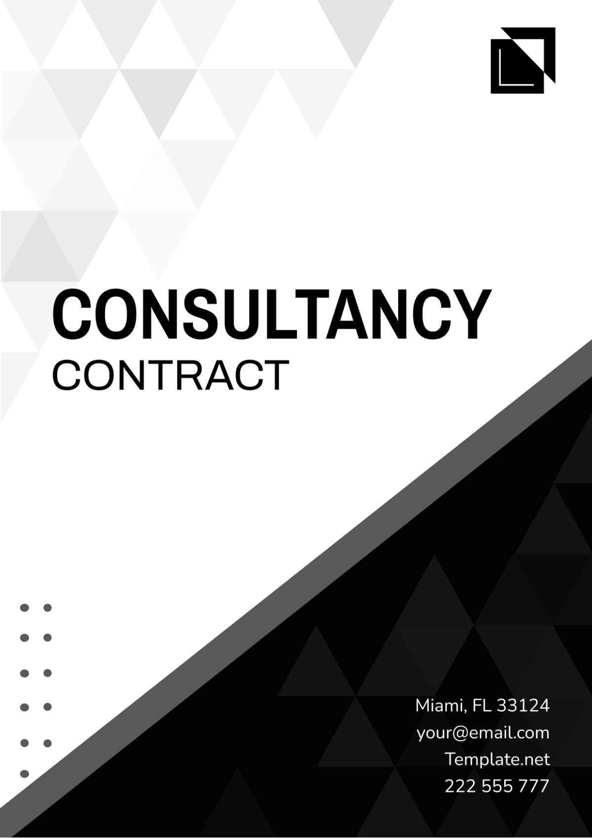 Consultancy Contract Template - Edit Online & Download