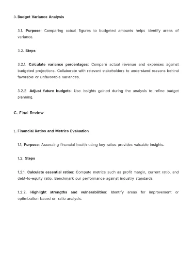 Free Cleaning Services Financial Report Review Procedure Template to Edit Online
