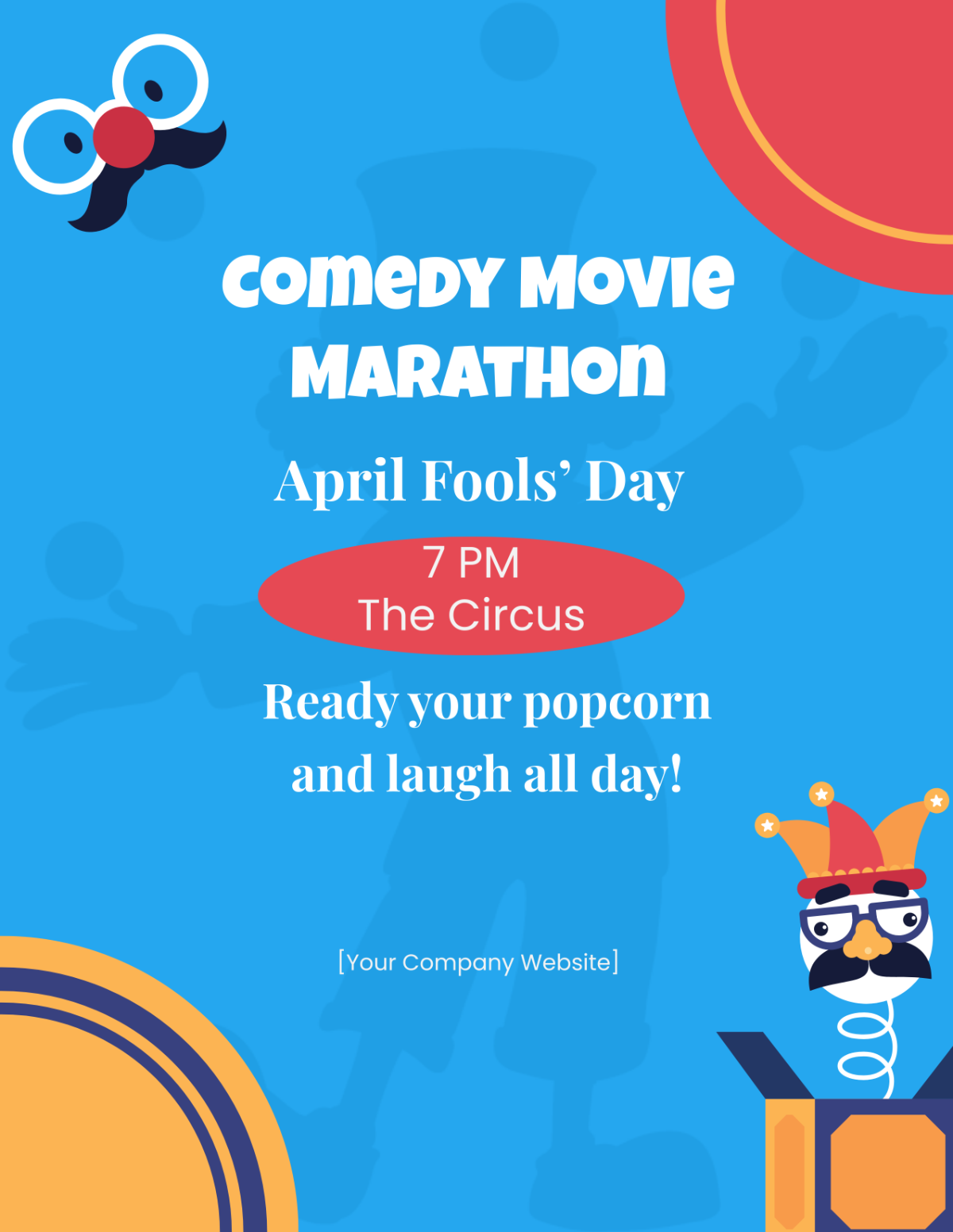 Free April Fools’ Day Flyer Template
