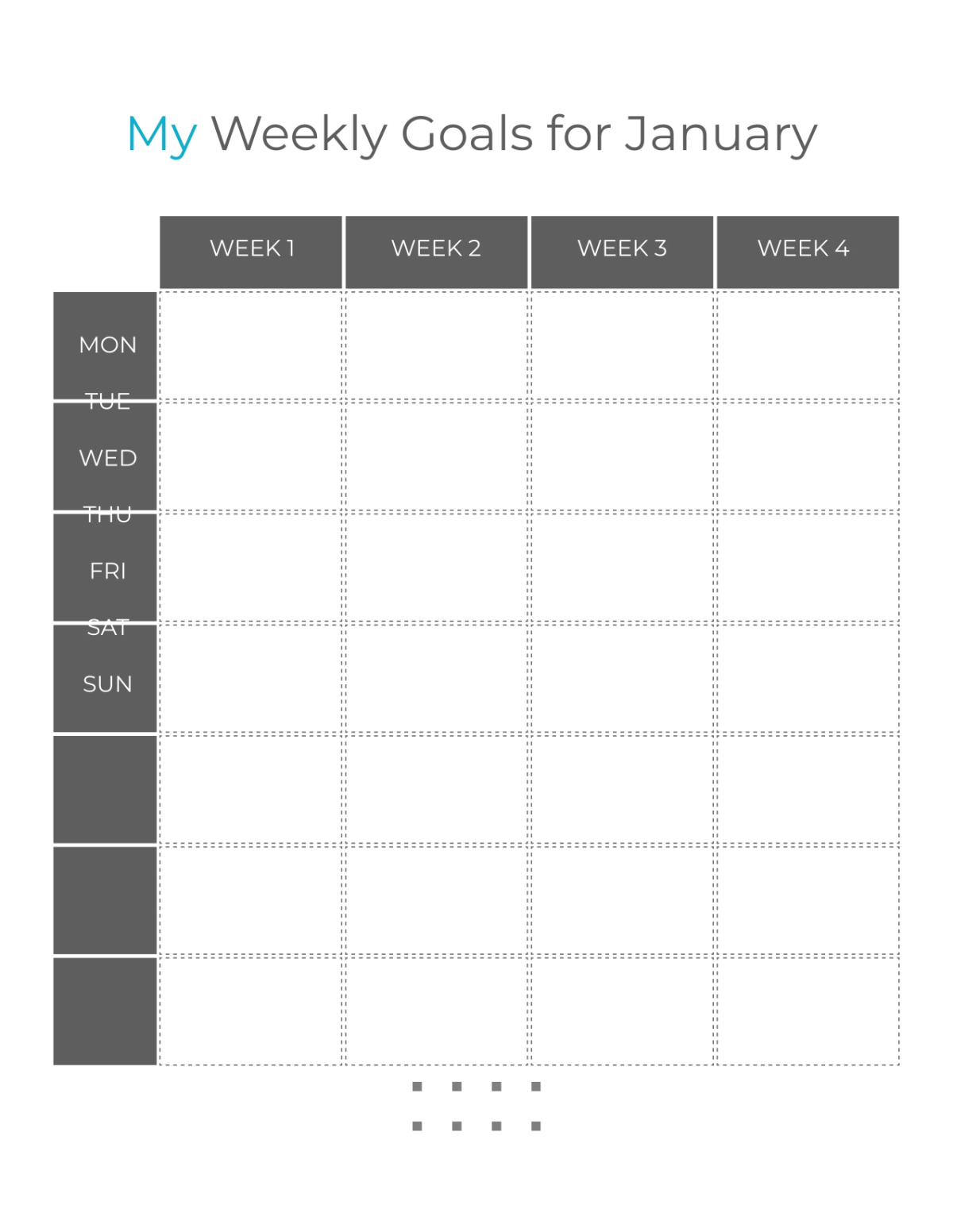 Free Sample Planner Template to Edit Online