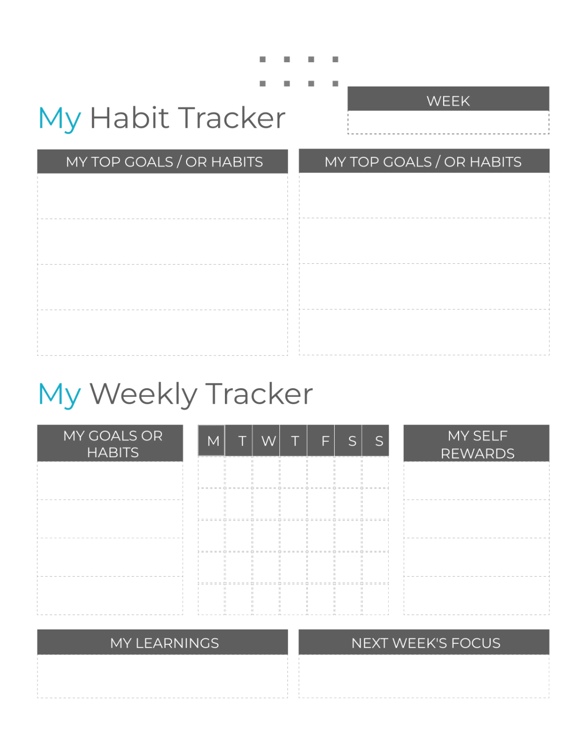 Free Sample Planner Template to Edit Online
