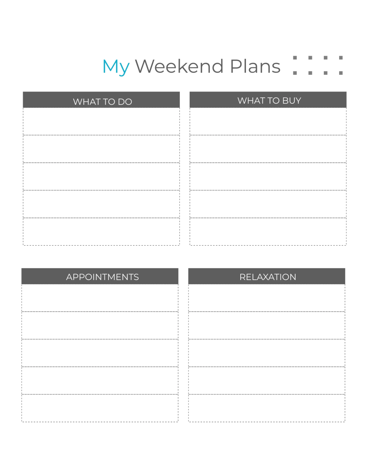 Free Sample Planner Template to Edit Online
