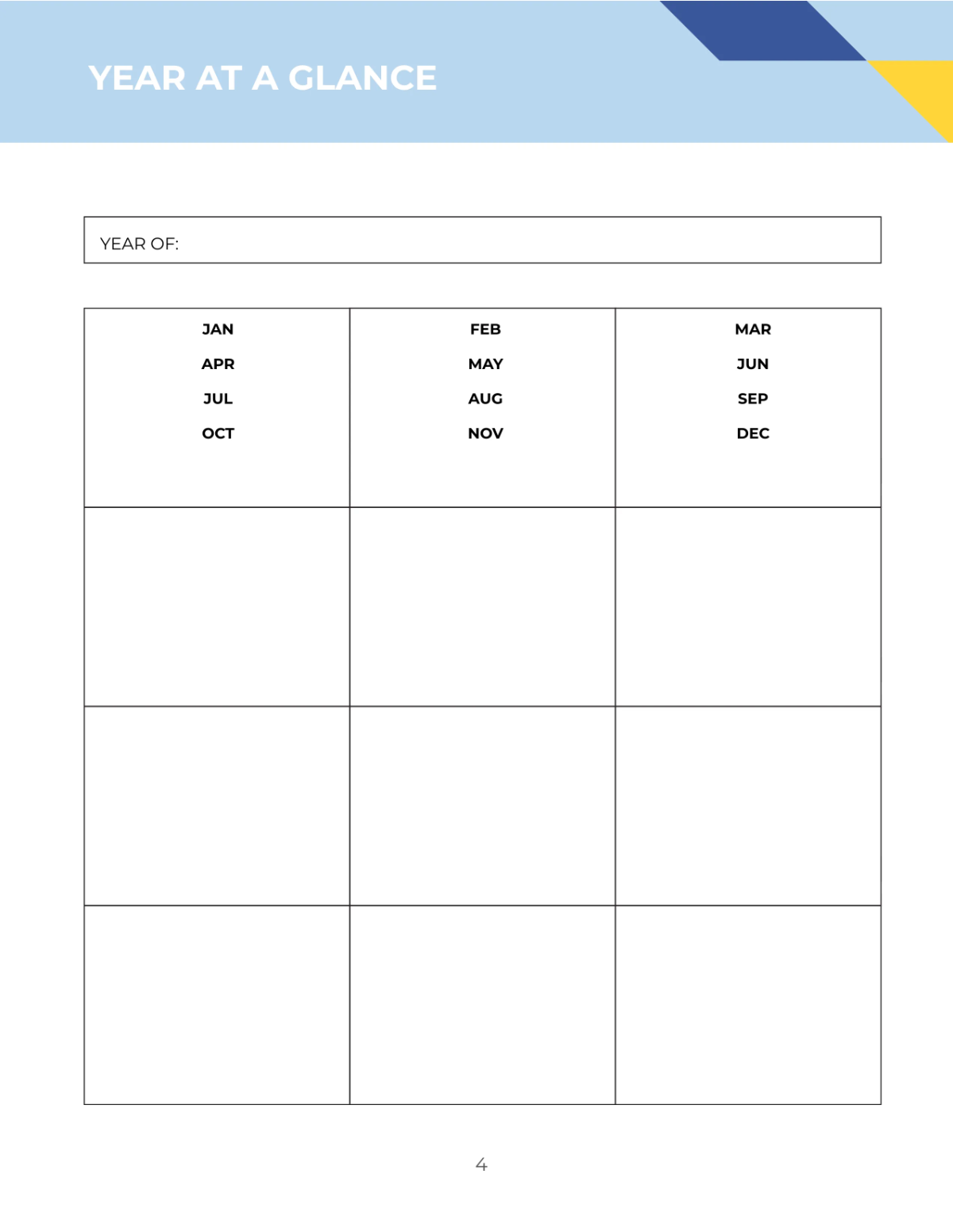 Free Social Media Content Planner Template to Edit Online