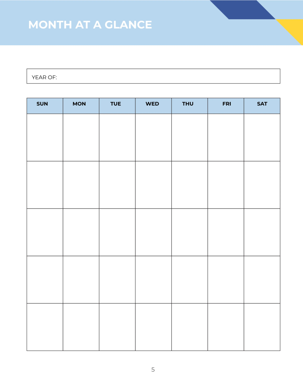 Free Social Media Content Planner Template to Edit Online