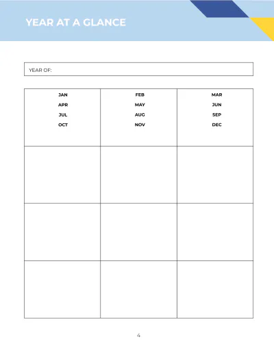 Free Social Media Content Planner Template to Edit Online