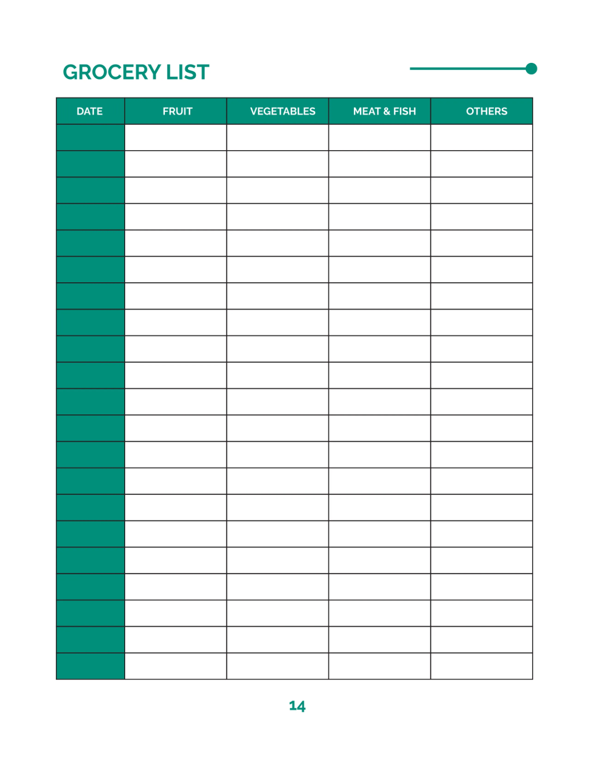 Free Fitness Planner Template to Edit Online