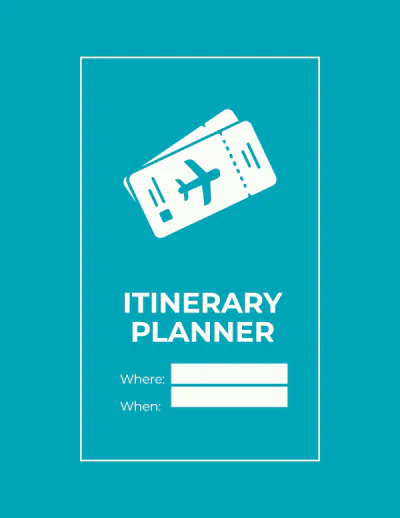 Free Basic Itinerary Planner Template to Edit Online