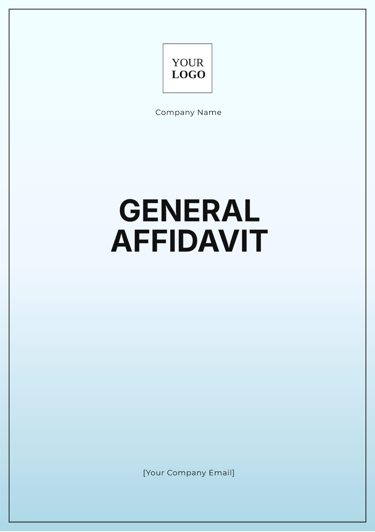 California General Affidavit Template - Edit Online & Download