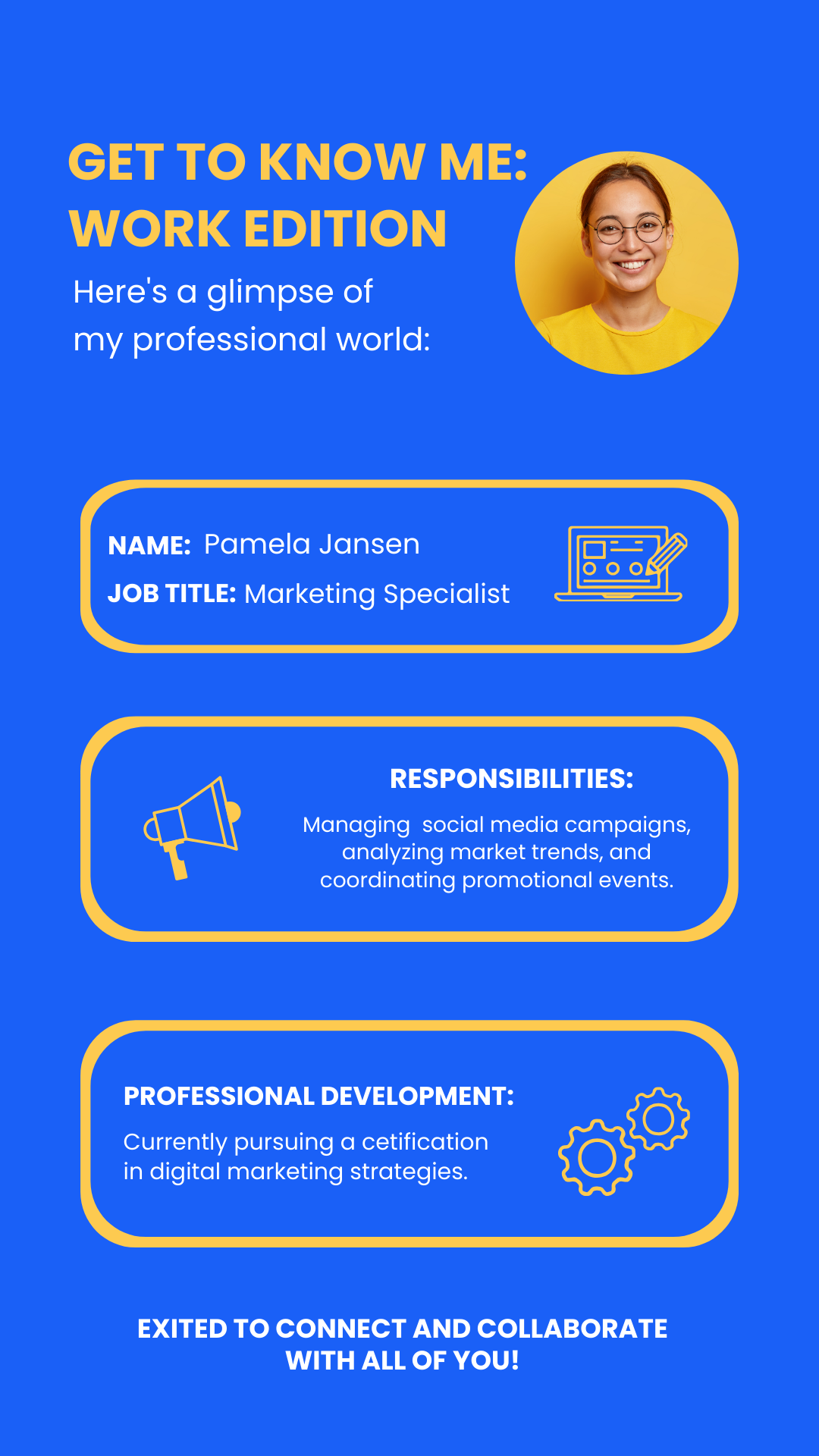 Free Get to Know Me Template For Work Template