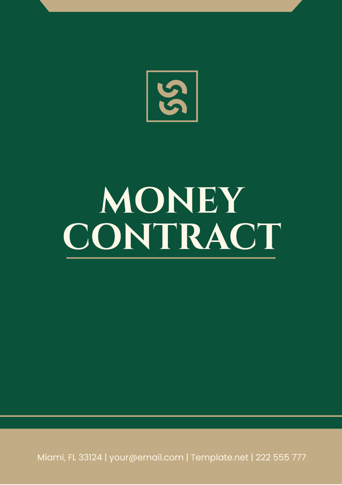 Money Contract Template - Edit Online & Download Example | Template.net