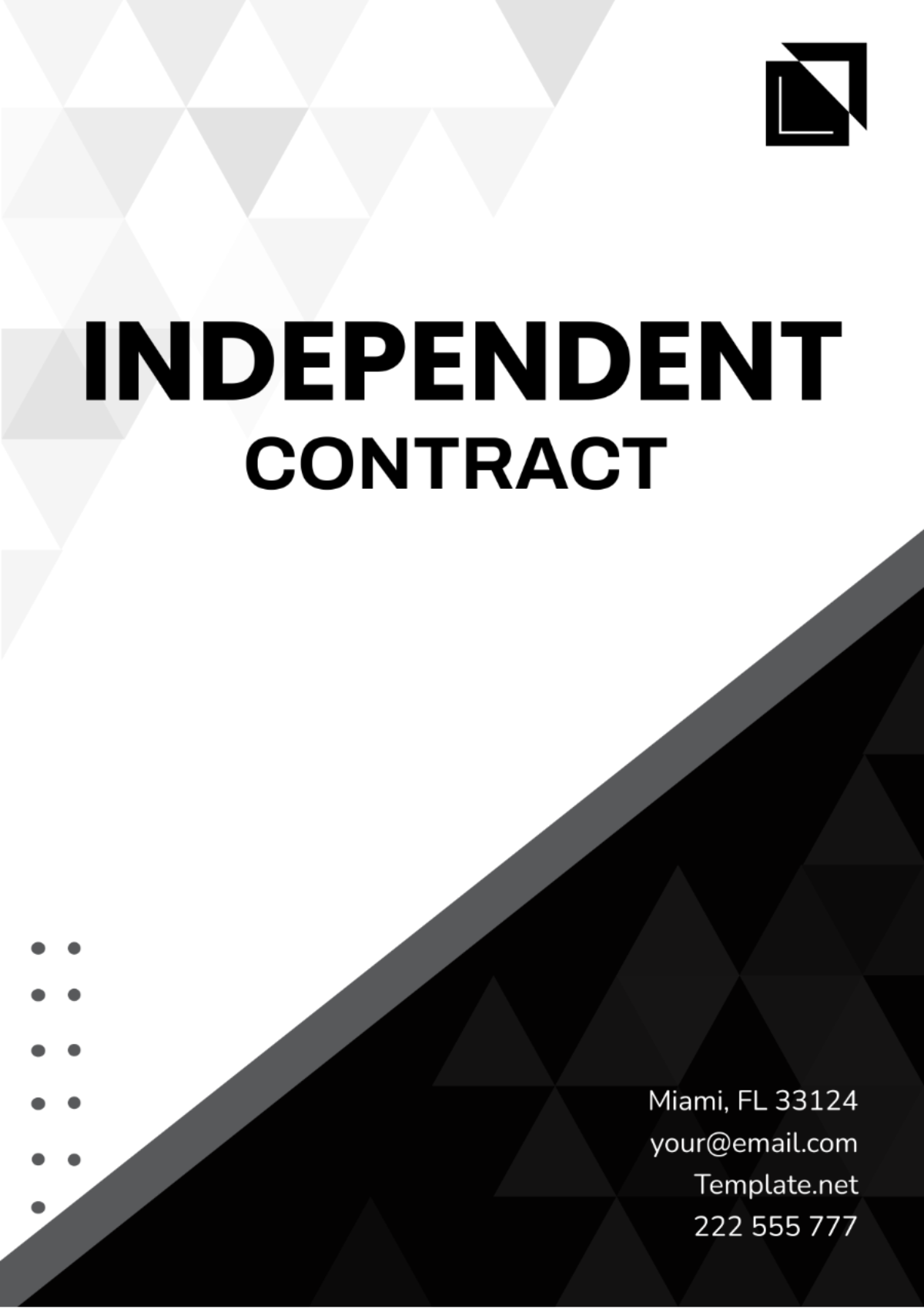 Independent Contract Template - Edit Online & Download