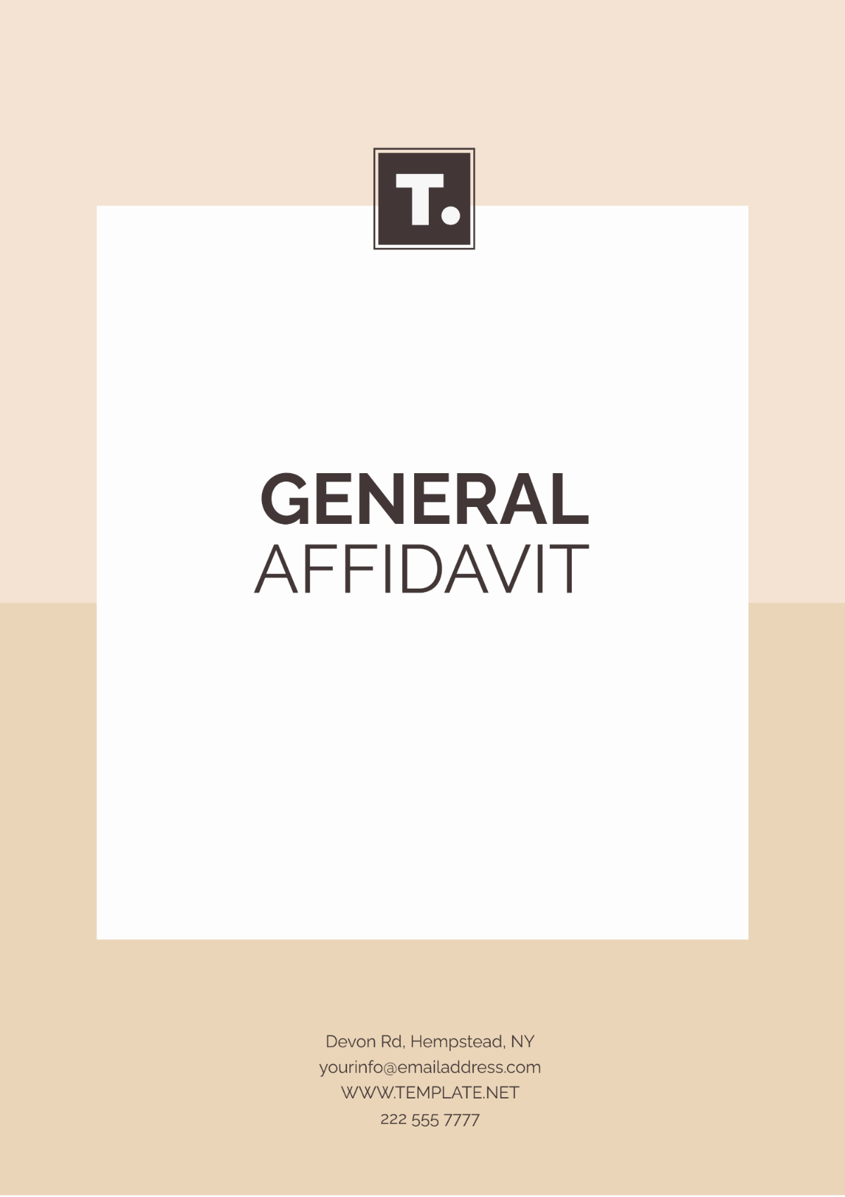 Georgia General Affidavit Template - Edit Online & Download